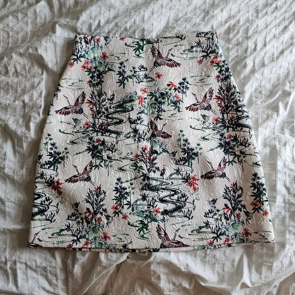 H&M Jacquard Pencil Mini Skirt - Sz US6 - NWT - Picture 1 of 13
